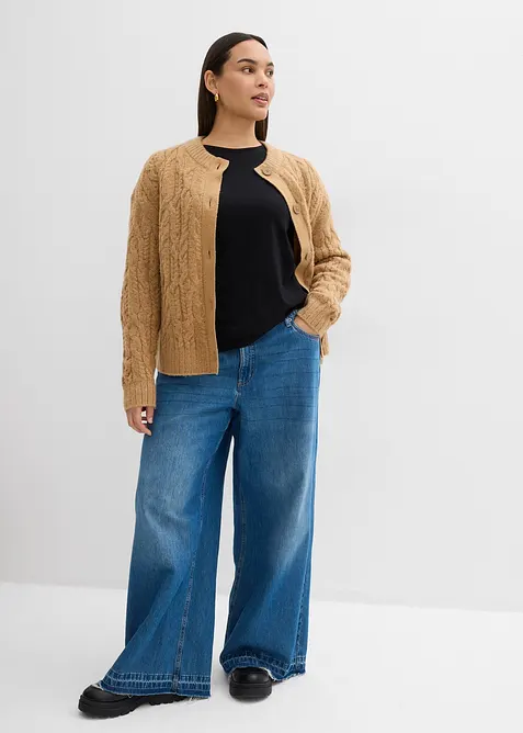 Langarmshirt aus reiner Bio-Baumwolle, bonprix