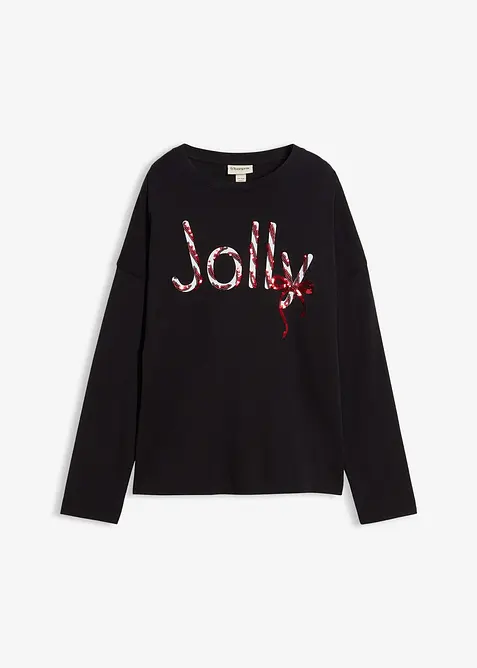 T-shirt manches longues 100% coton, bonprix