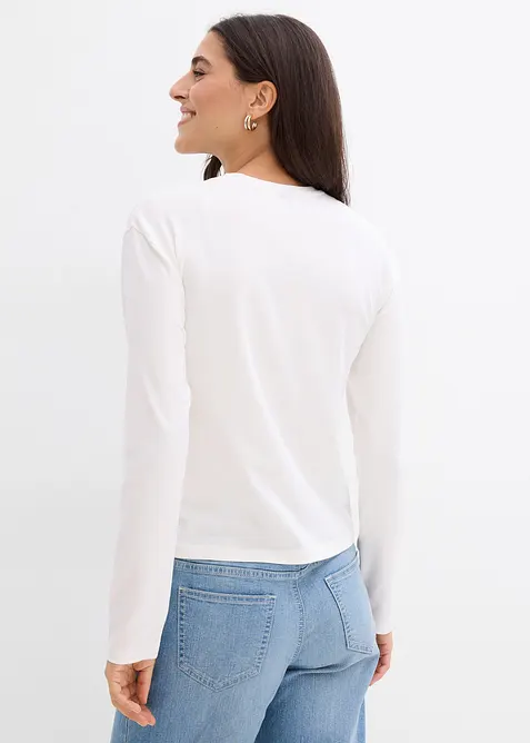Langarmshirt aus Bio-Baumwollmix, bonprix