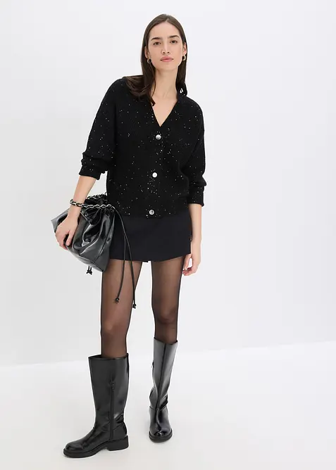 Ajour-Strickjacke, bonprix