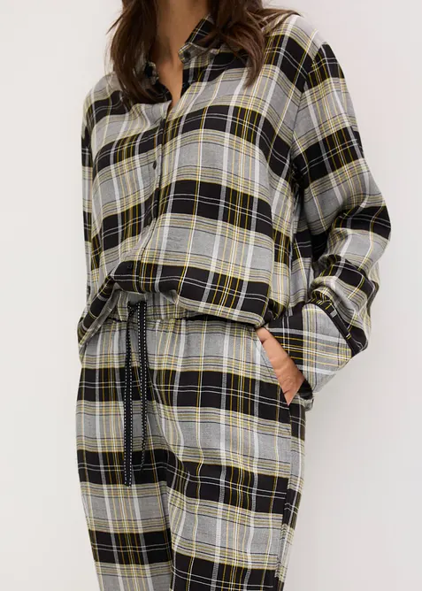 Gewebter Flanell Pyjama, bonprix