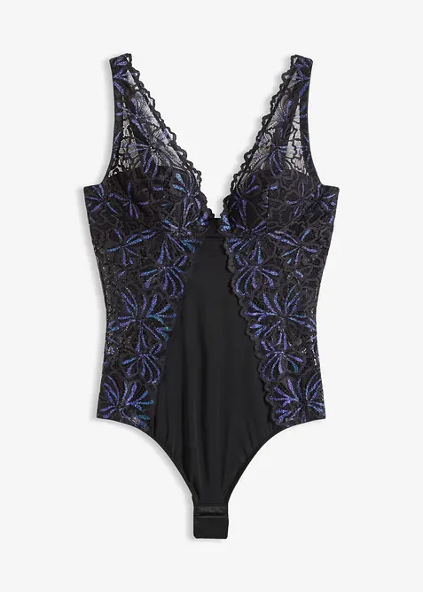 Body mit Glitzergarn, bonprix