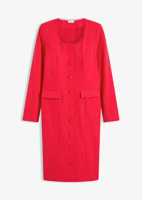 Blazerkleid mit Spitzenkante, bonprix