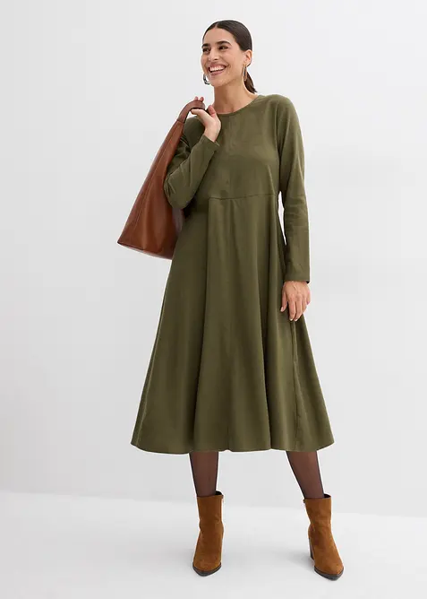 Robe en flanelle 100% coton, bonprix