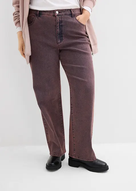 Pantalon twill délavé, bonprix