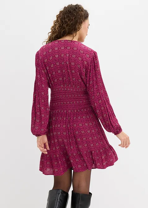 Minikleid aus fließender Viskose, bonprix