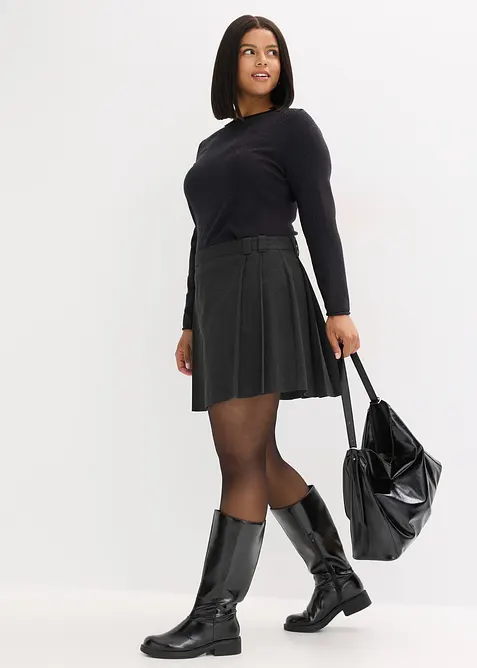 Feinstrickpullover aus fließendem Viskose-Mix, bonprix