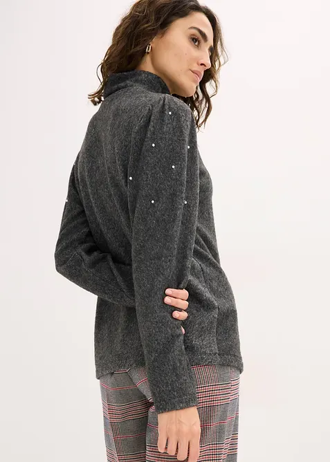 Fleeceshirt aus fließendem Viskose-Mix, bonprix