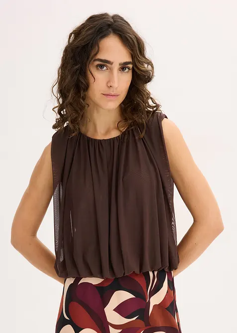 T-shirt en mesh délicat, bonprix