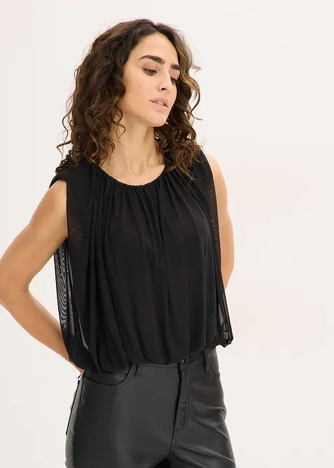 Shirt aus feinem Mesh, bonprix