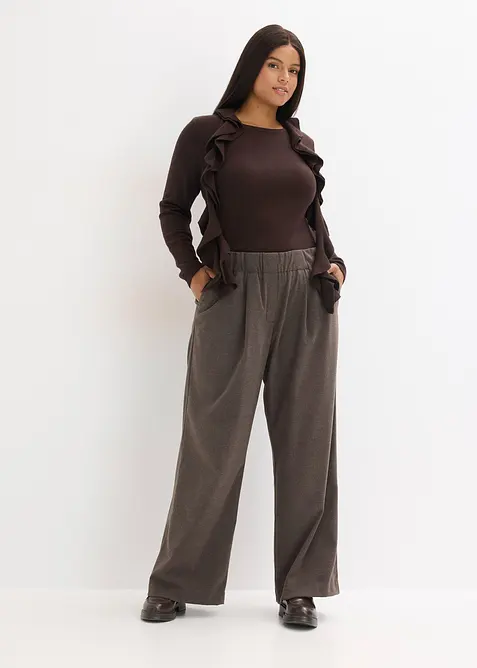 Feinstrickpullover aus fließendem Viskose-Mix, bonprix