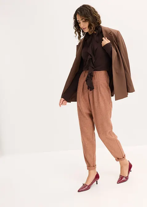 Feinstrickpullover aus fließendem Viskose-Mix, bonprix