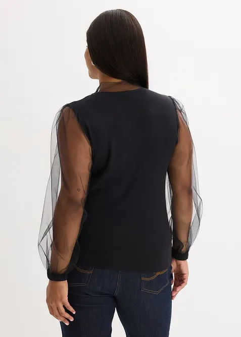 Pullover aus flie&szlig;endem Viskose-Mix, bonprix