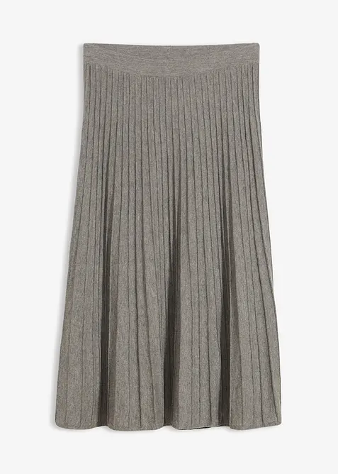 Jupe en maille avec laine mérinos, bonprix