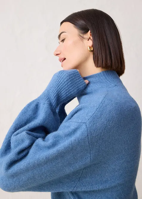 Wollpullover mit Alpakawolle, bonprix