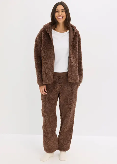 Loungewear Teddy Hausanzug, bonprix