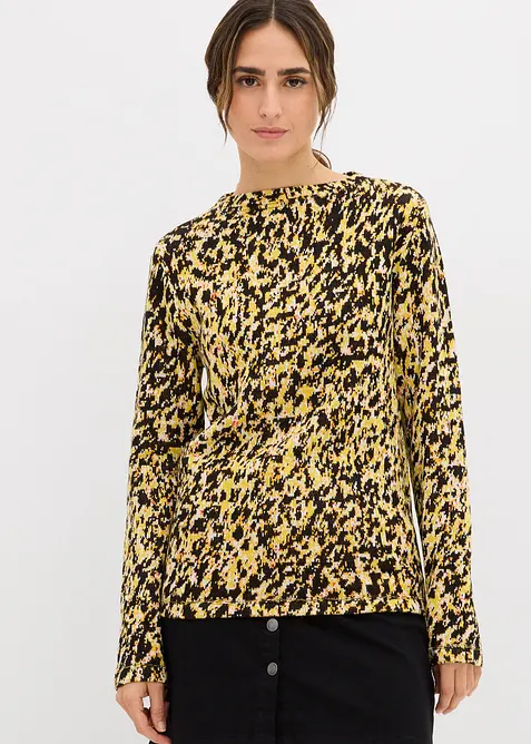 Figurbetontes Strickshirt, bonprix