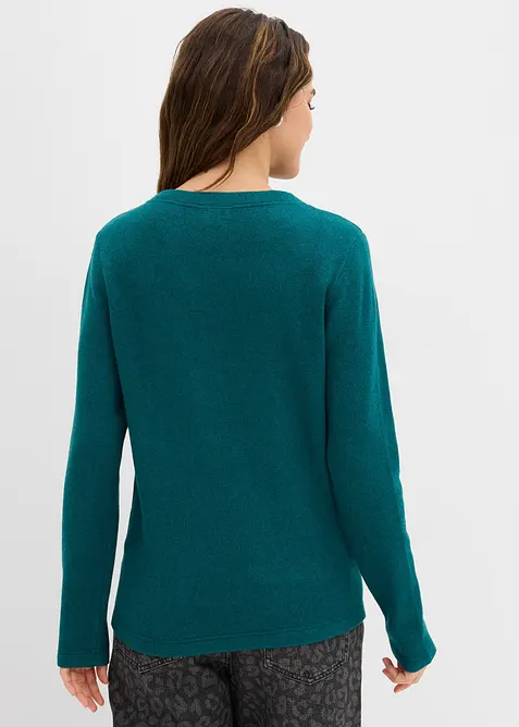 Figurbetontes Strickshirt, bonprix