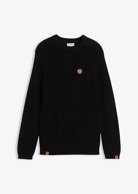 Pull doux à col rond, bonprix