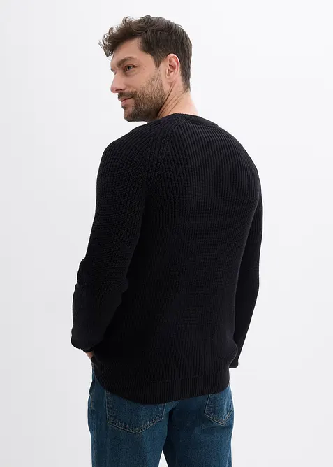 Pull doux à col rond, bonprix