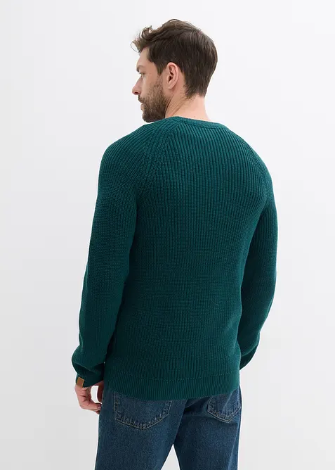 Pull doux &agrave; col rond, bonprix