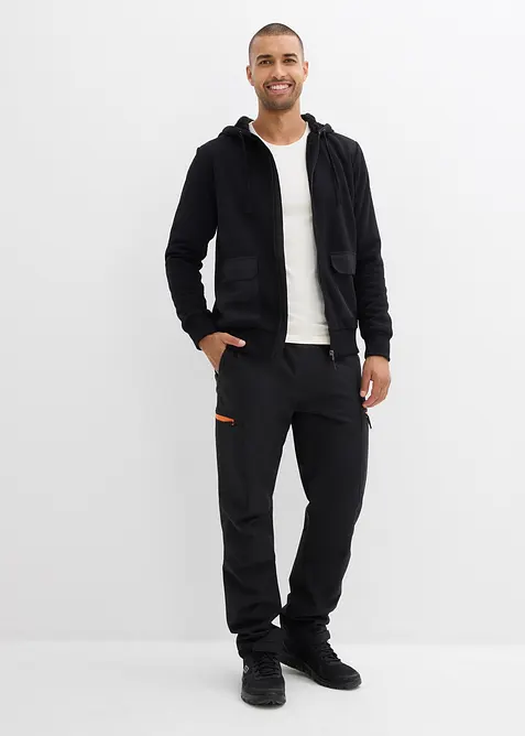 Sweat zippé à capuche et doublure peluche, bonprix