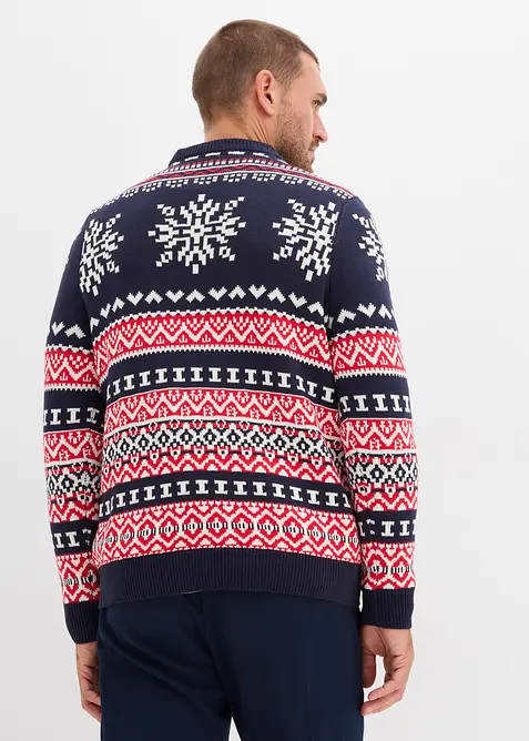 Norweger-Pullover aus weichem Baumwollmix, bonprix