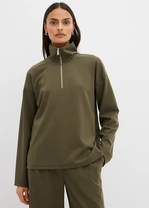 Troyer aus Viskose-Mix, bonprix