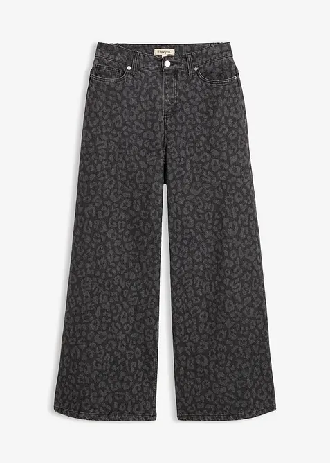 Jean large taille mi-haute, bonprix