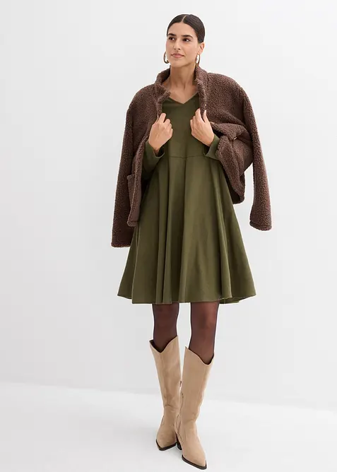 Leichtes Flanellkleid aus reiner Baumwolle, bonprix