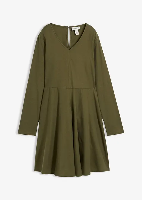 Leichtes Flanellkleid aus reiner Baumwolle, bonprix