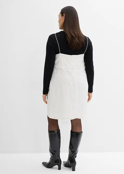 Robe courte brodée de sequins, bonprix