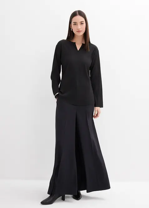 T-shirt plissé, bonprix