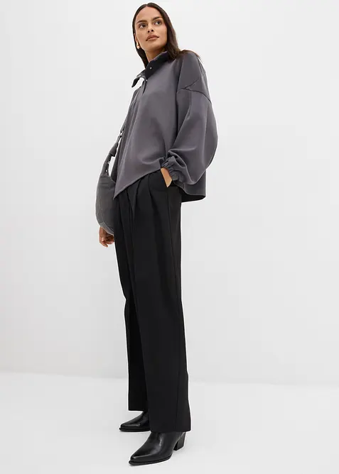 Sweat-shirt oversize en néoprène, bonprix