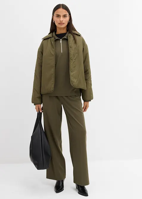 Bundfaltenhose aus Viskose-Mix, bonprix