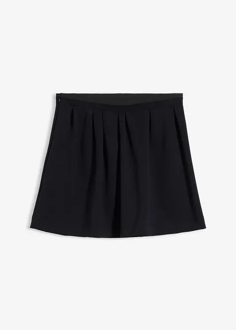 Jupe plissée en matière légèrement brillante, bonprix