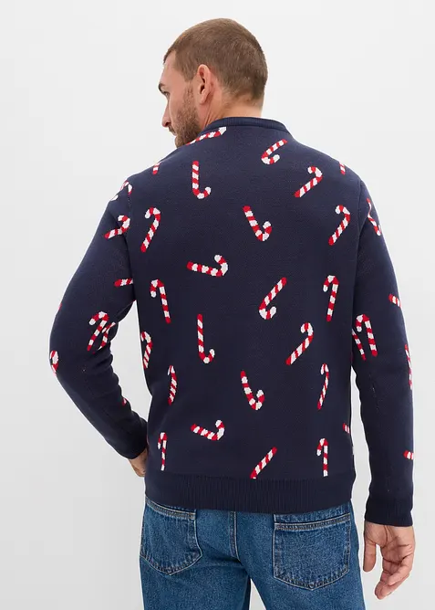 Pull de Noël doux en fine maille, bonprix