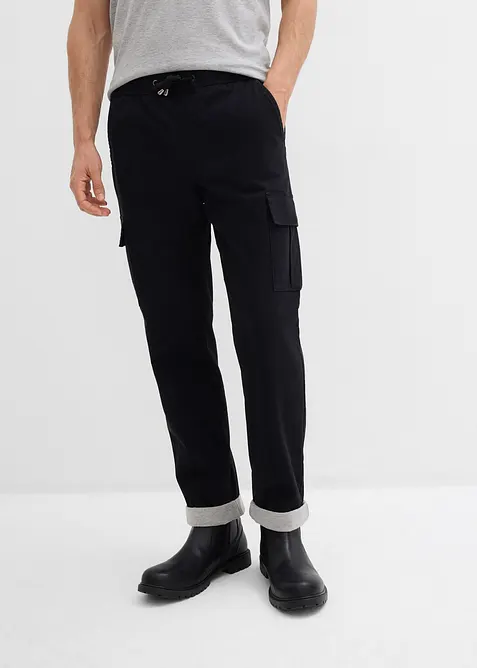 Relaxed Fit Thermo-Schlupfhose, Tapered, bonprix