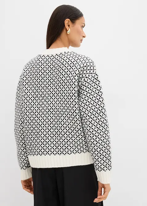 Pull en grosse maille avec laine, bonprix