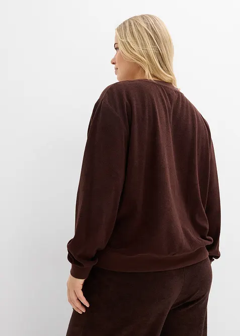 Sweat en &eacute;ponge douce, bonprix