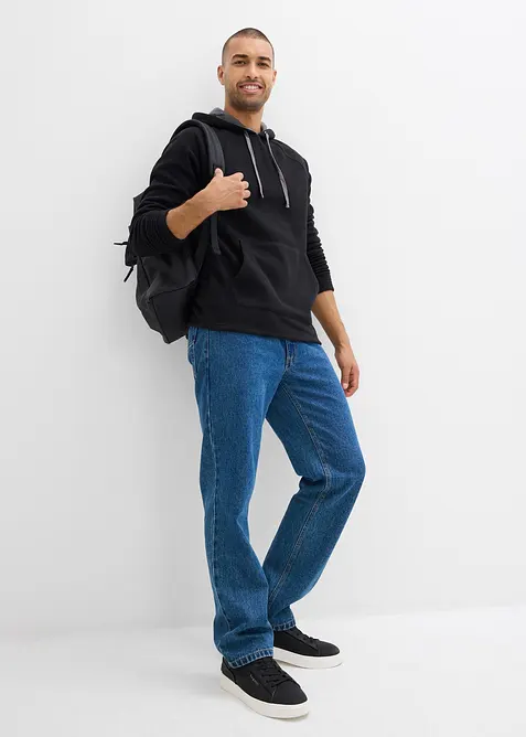 weicher Fleecepullover mit Kapuze, bonprix