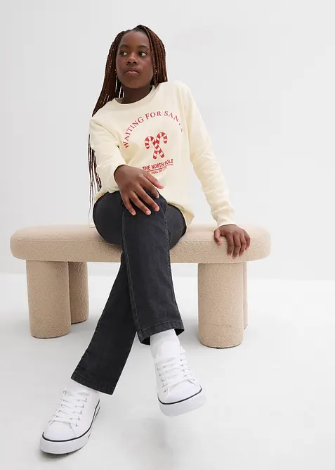 Sweat-shirt 100% coton, bonprix