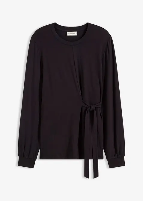 Langarmshirt aus softem Viskose-Mix, bonprix