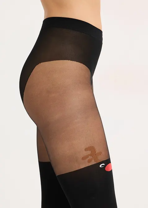 Strumpfhose mit Weihnachtsmotiv, bonprix