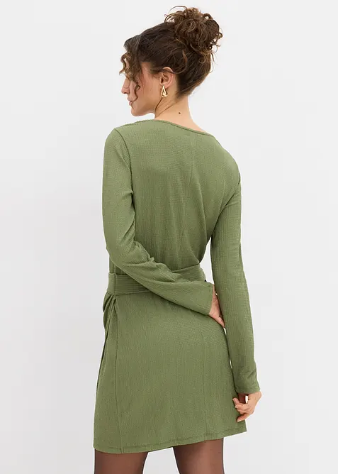 Robe en jersey crêpe, bonprix