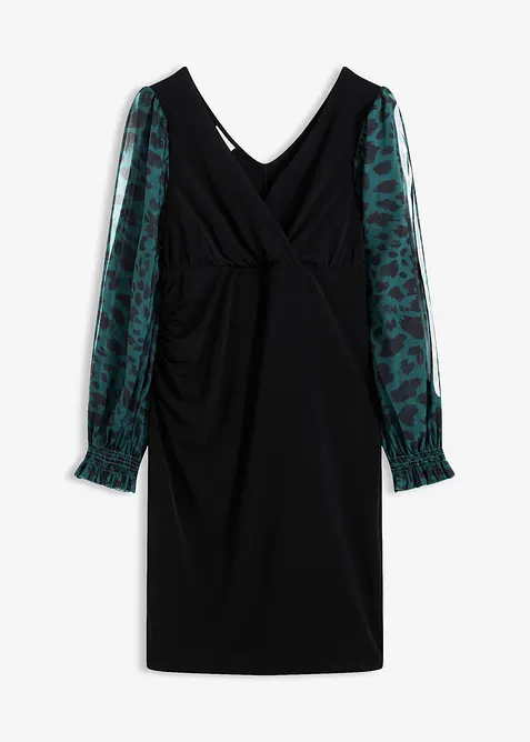 Robe courte et près du corps à manches fendues, bonprix