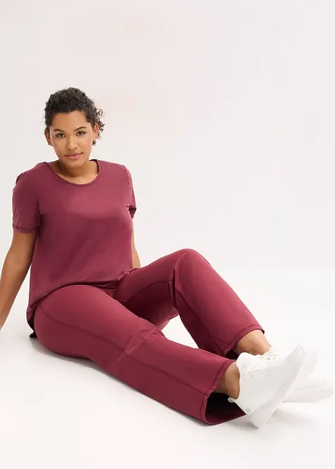 Thermo Sport-Hose aus weichem Material, gerades Bein, bonprix