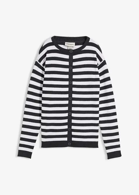 Feinstrickjacke, Rundhals, bonprix