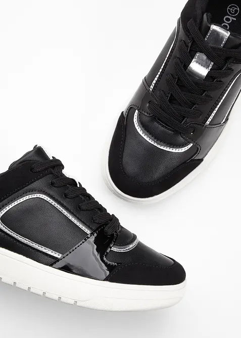 Sneakers avec détails léopard, bonprix