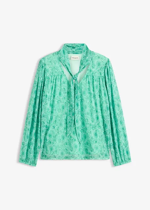 Langarmshirt aus zartem Mesh, bonprix